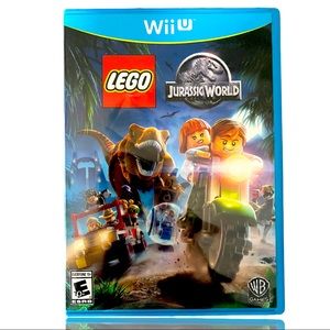 LEGO Jurassic World Nintendo Wii U game case manual EUC